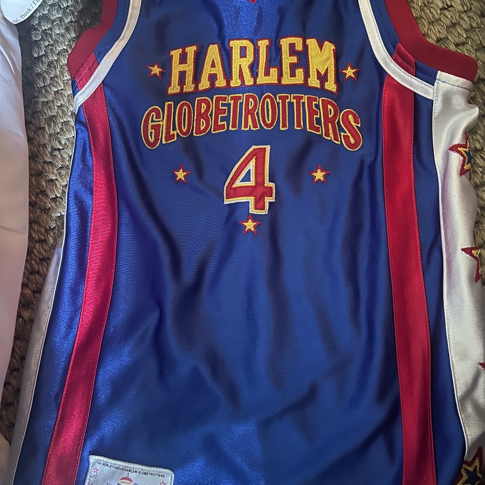 Harlem Globetrotter Youth Small Flight Time Jersey